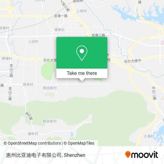 惠州比亚迪电子有限公司 map