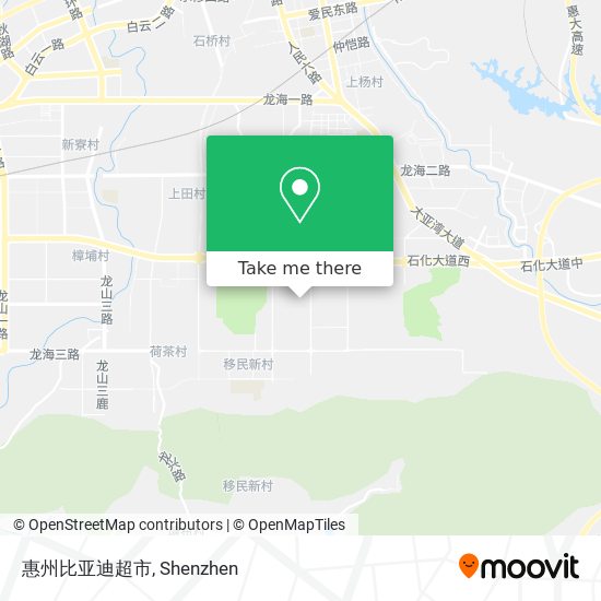 惠州比亚迪超市 map