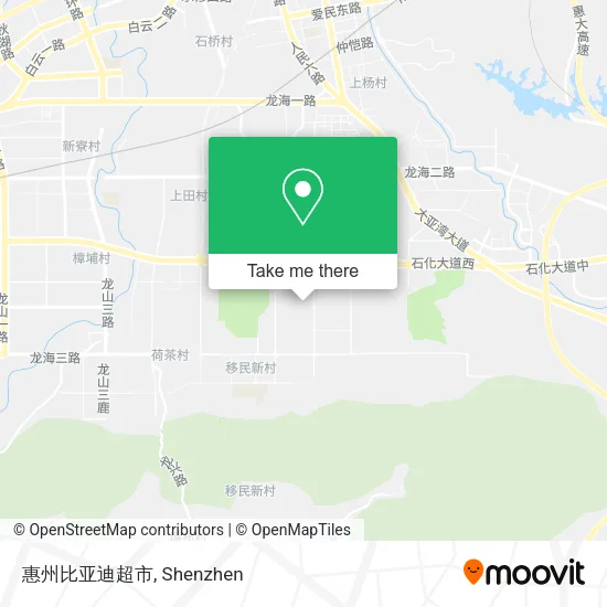 惠州比亚迪超市 map