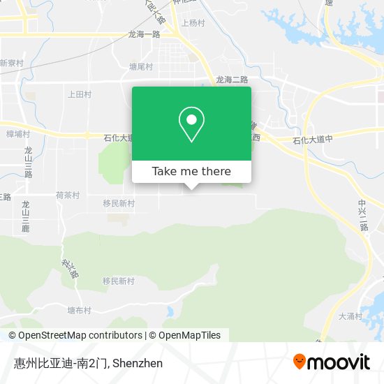 惠州比亚迪-南2门 map