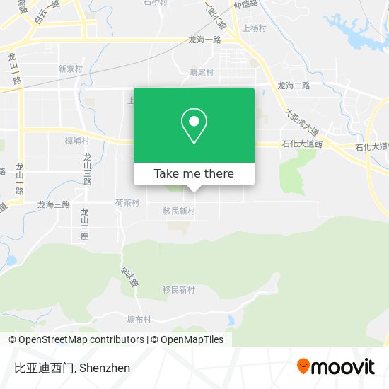 比亚迪西门 map
