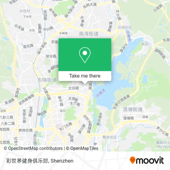 彩世界健身俱乐部 map