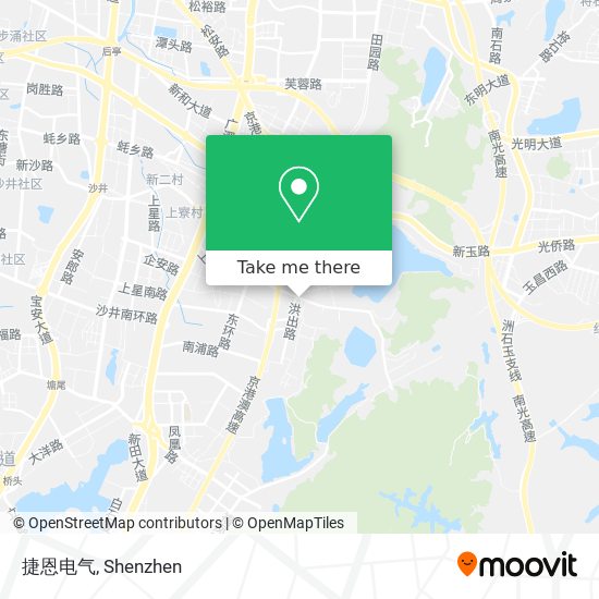 捷恩电气 map