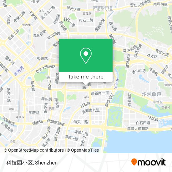 科技园小区 map