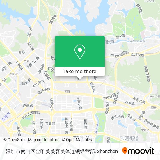 深圳市南山区金唯美美容美体连锁经营部 map