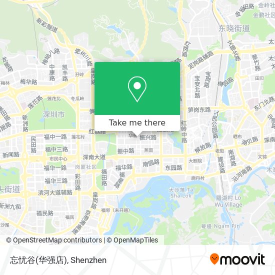 忘忧谷(华强店) map