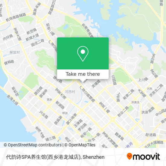 代韵诗SPA养生馆(西乡港龙城店) map