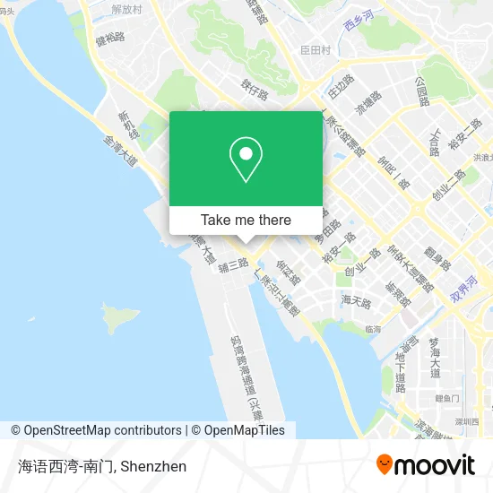 海语西湾-南门 map