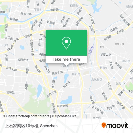 上石家南区10号楼 map