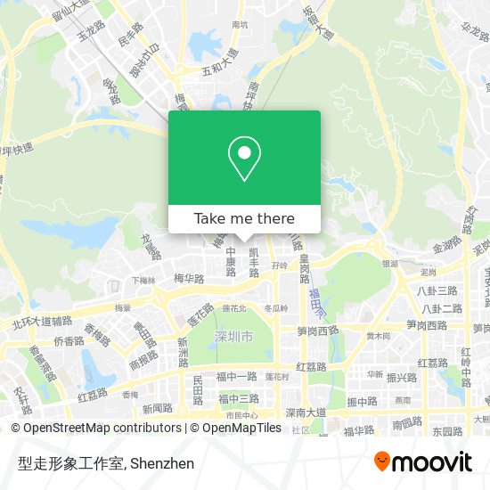 型走形象工作室 map