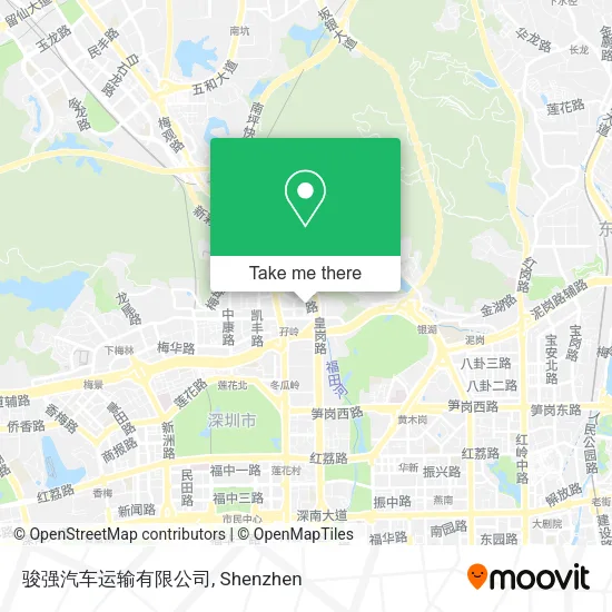 骏强汽车运输有限公司 map