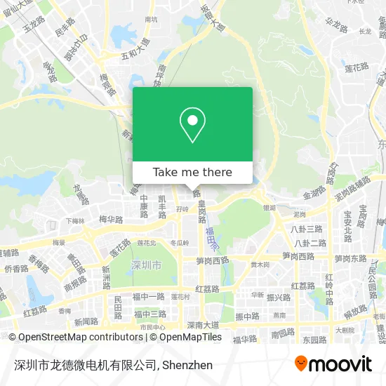 深圳市龙德微电机有限公司 map
