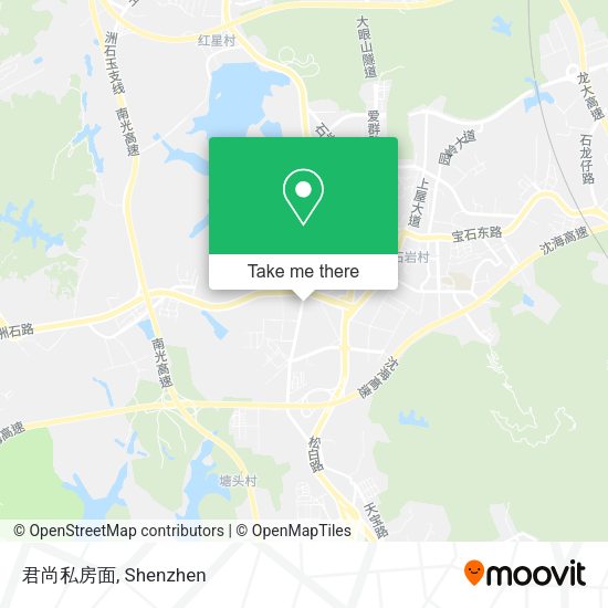 君尚私房面 map