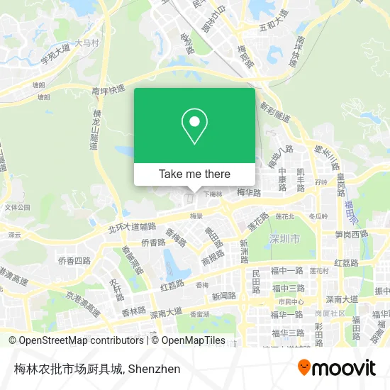 梅林农批市场厨具城 map
