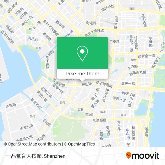 一品堂盲人按摩 map