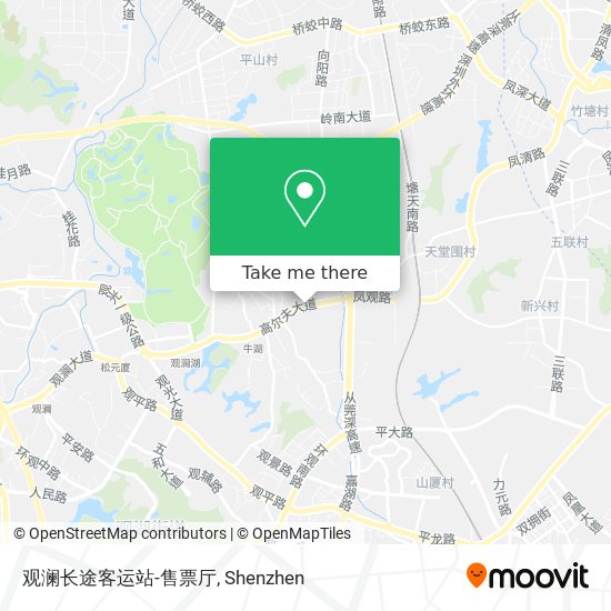 观澜长途客运站-售票厅 map