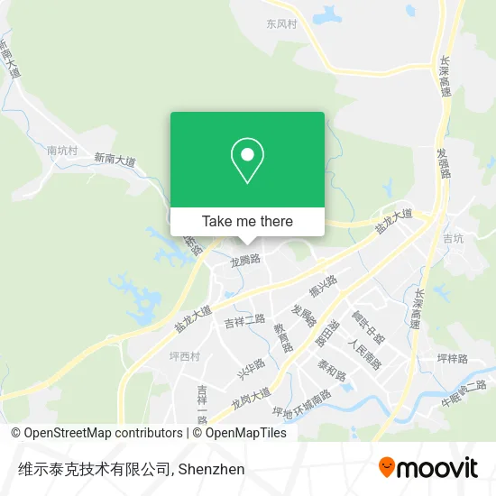 维示泰克技术有限公司 map