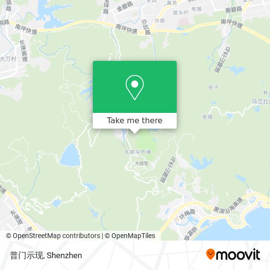 普门示现 map