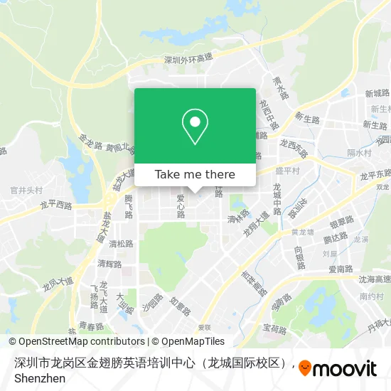 深圳市龙岗区金翅膀英语培训中心（龙城国际校区） map
