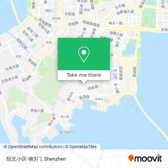 招北小区-南3门 map