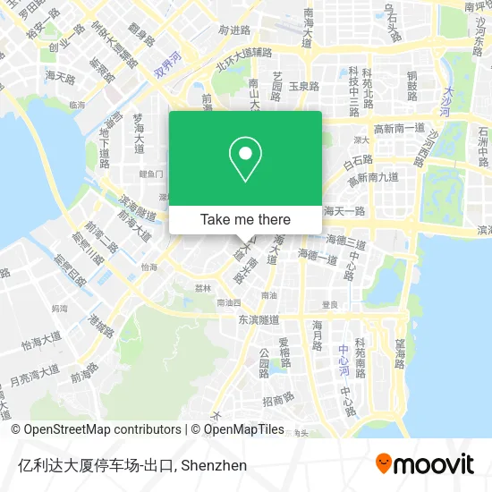 亿利达大厦停车场-出口 map