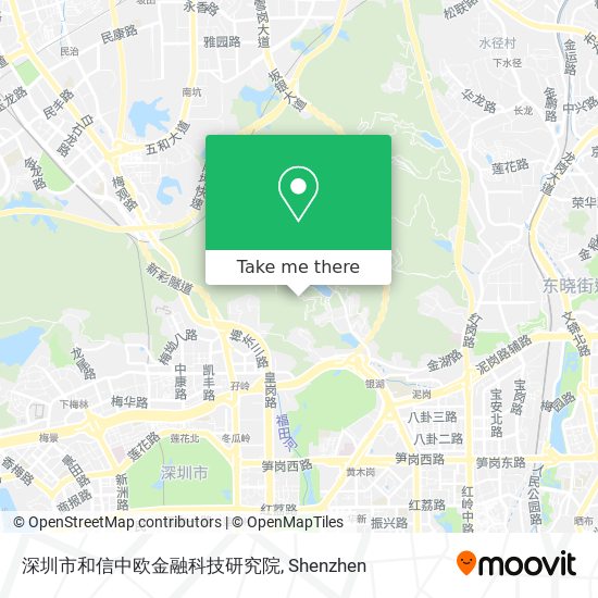 深圳市和信中欧金融科技研究院 map