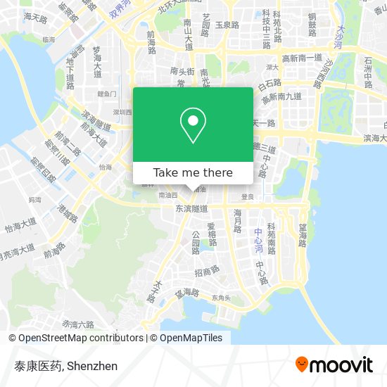 泰康医药 map