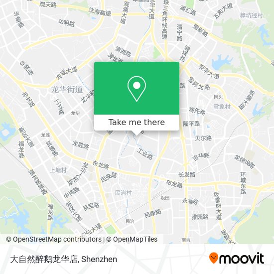 大自然醉鹅龙华店 map