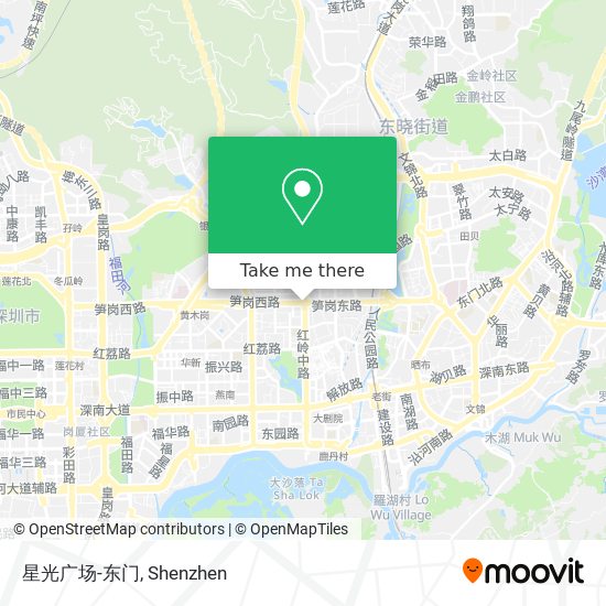 星光广场-东门 map