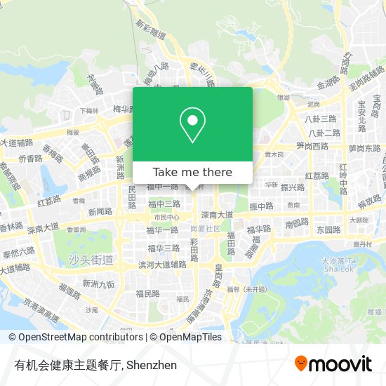 有机会健康主题餐厅 map