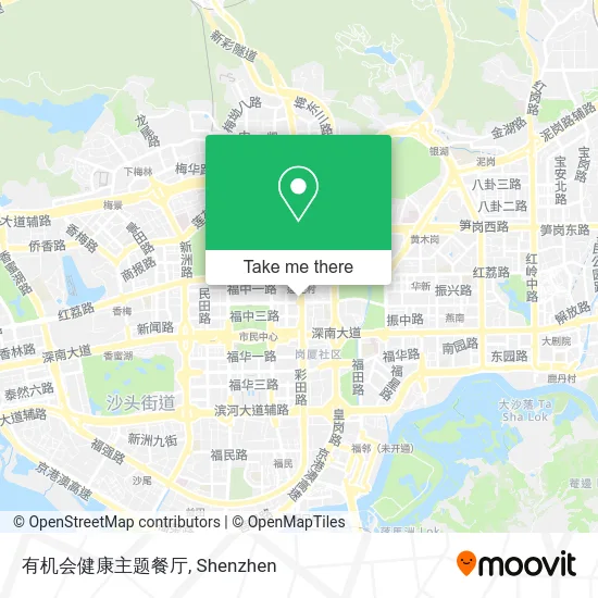 有机会健康主题餐厅 map