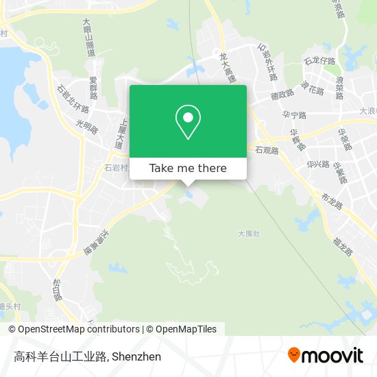 高科羊台山工业路 map