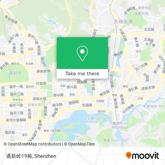 通新岭19栋 map