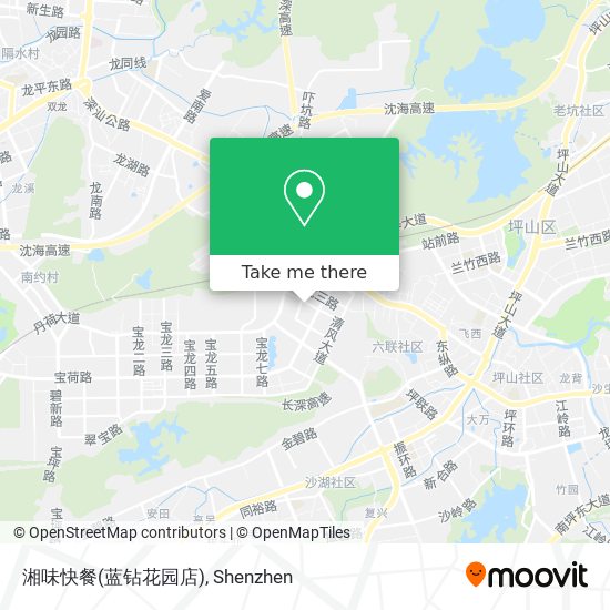 湘味快餐(蓝钻花园店) map