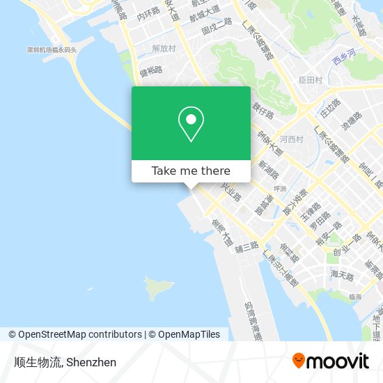顺生物流 map
