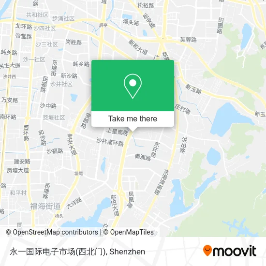 永一国际电子市场(西北门) map