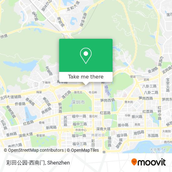 彩田公园-西南门 map