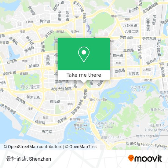 景轩酒店 map
