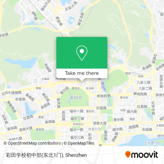 彩田学校初中部(东北1门) map