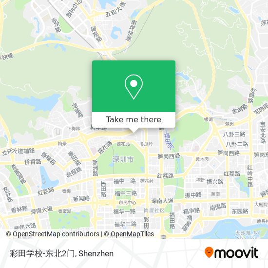 彩田学校-东北2门 map