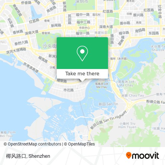 椰风路口 map