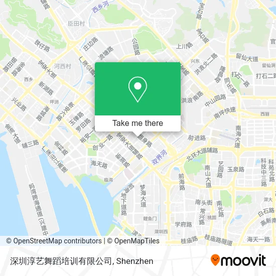 深圳淳艺舞蹈培训有限公司 map