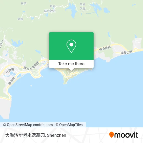 大鹏湾华侨永远墓园 map