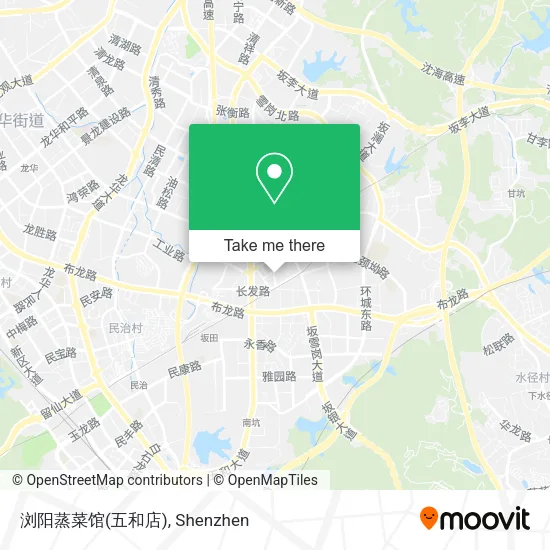 浏阳蒸菜馆(五和店) map