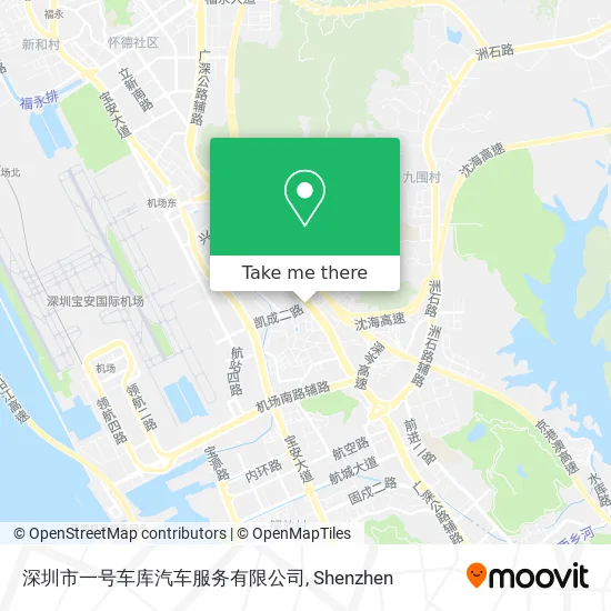 深圳市一号车库汽车服务有限公司 map