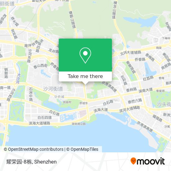 耀荣园-8栋 map