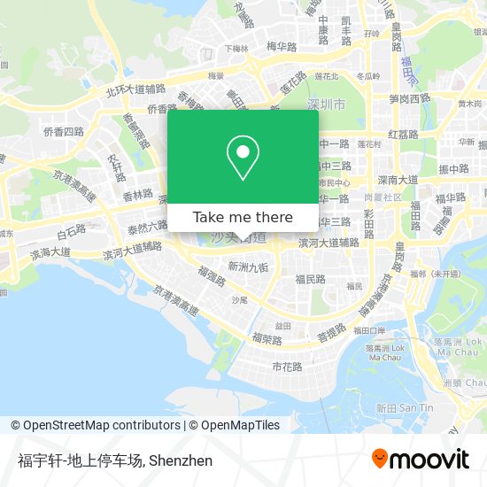 福宇轩-地上停车场 map