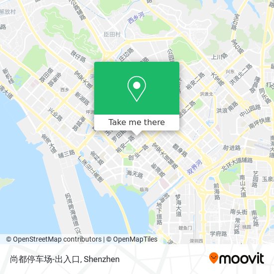 尚都停车场-出入口 map
