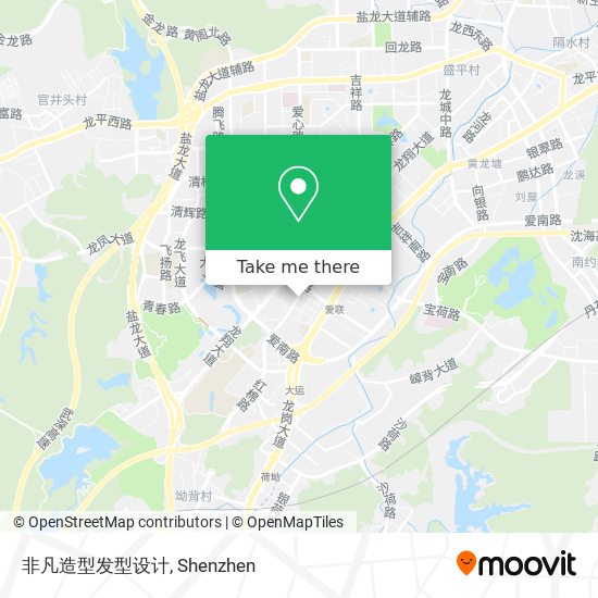 非凡造型发型设计 map