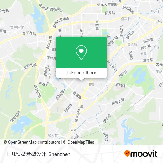 非凡造型发型设计 map